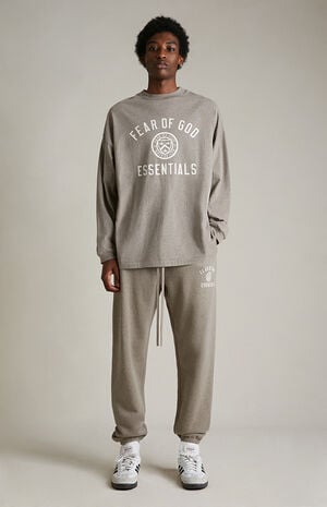 Heather Grey University Fleece Sweatpants image number 2