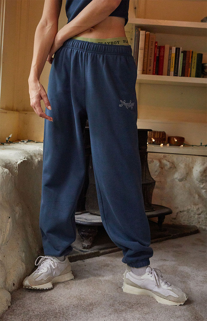 discount 82% WOMEN FASHION Trousers Wide-leg Blue NoName tracksuit and joggers 