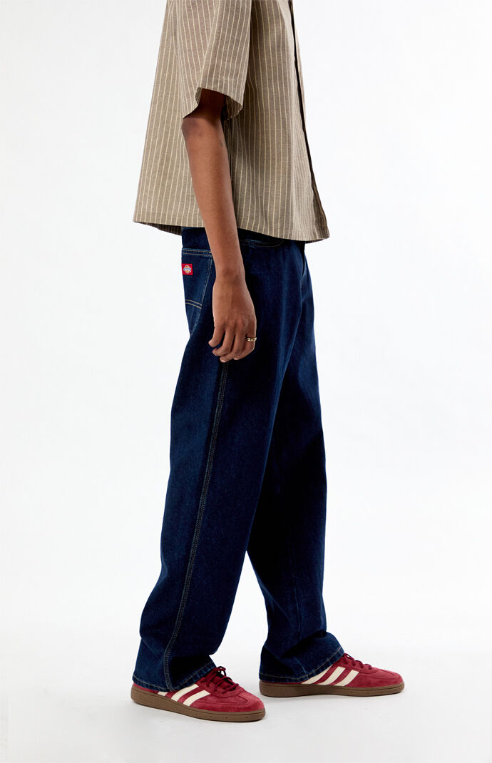 Dickies 954 Dark Blue Relaxed Straight Work Jeans | Pacsun
