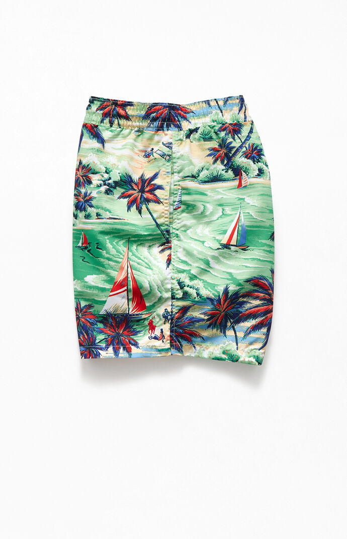 Multi Printed 16.5" Swim Trunks