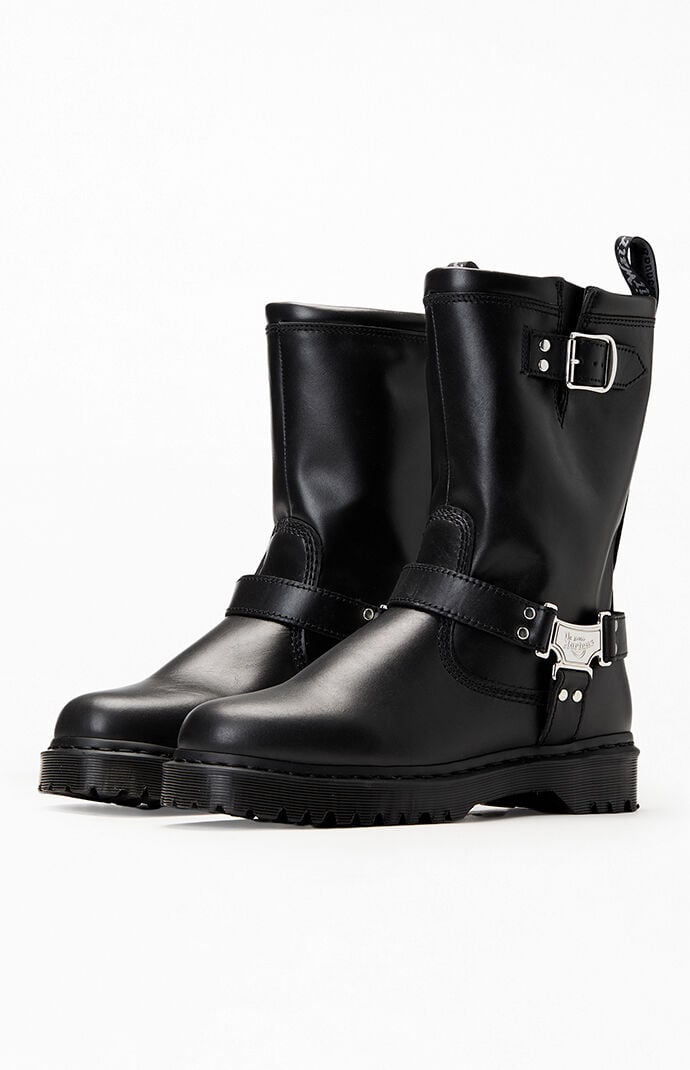 Dr Martens Anistone Hi Leather Biker Boots | PacSun