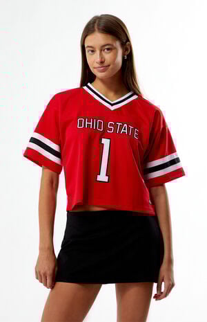 Ohio State Cropped Football Jersey image number 1