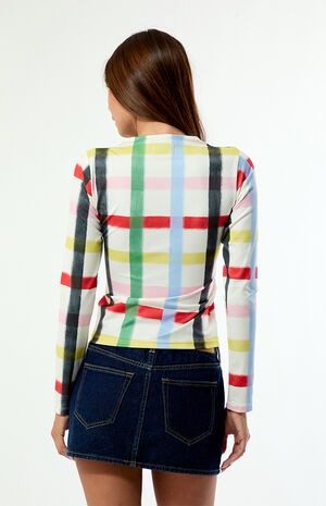 Rainbow Confetti Long Sleeve Top image number 4