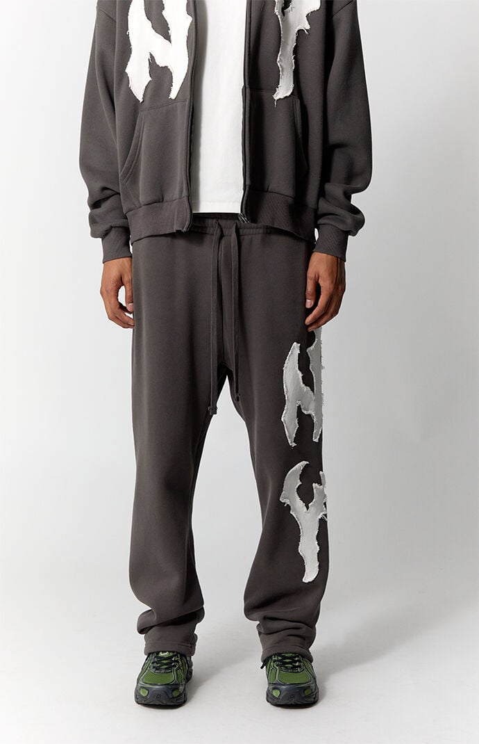 Pacsun NY Raw Applique Baggy Sweatpants