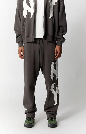 NY Raw Applique Baggy Sweatpants image number 2