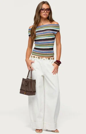 Kella Low Rise Baggy Jeans image number 5
