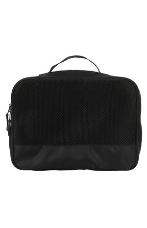 Black 4-Piece Packing Cube & Luggage Tag Set image number 3