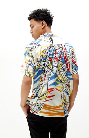 Scribble Robot Camp Shirt image number 4