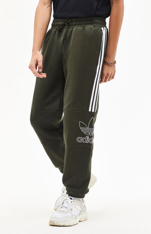 Outline Olive Sweatpants image number 3