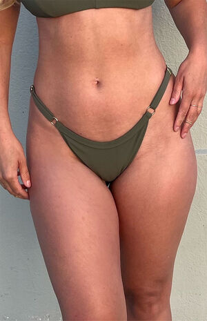 Ribbed Adjustable Bikini Bottom image number 2