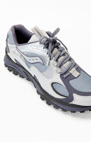 Gray Grid Aura X Shoes image number 6