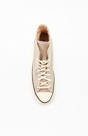 Beige Chuck 70 High Top Shoes image number 5