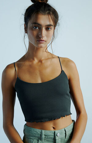 Soleil Lettuce Edge Cami Tank Top image number 2