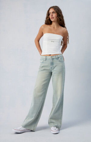 Light Indigo Parker Extreme Baggy Jeans image number 2