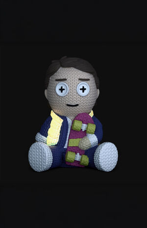Back to the Future Glow In The Dark Marty McFly 152 Knit Series Vinyl Figure image number 5