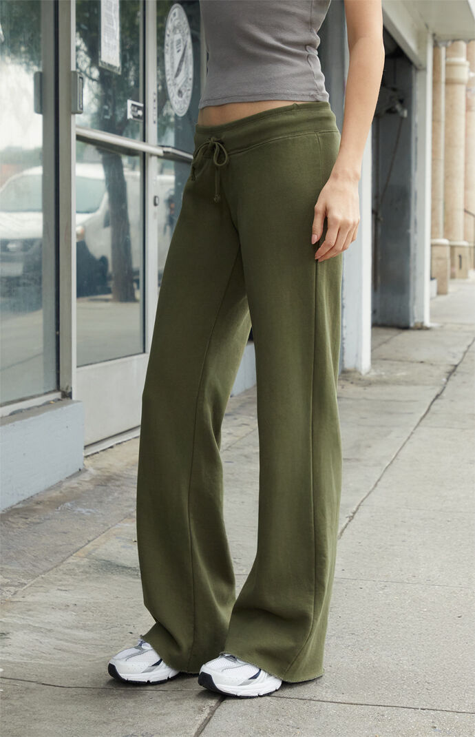 John Galt Green Hilary Baggy Sweatpants