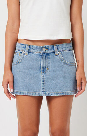 x Rip Curl Ariane Tape 99 Low Rise Denim Skirt image number 1