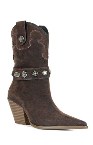 Women's Neith Orange Western Bootie image number 2