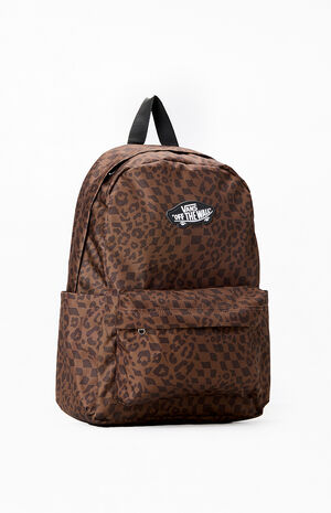Kids Leopard Old Skool Grom Backpack image number 2
