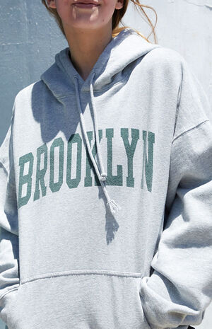 Heather Grey Brooklyn Hoodie image number 3