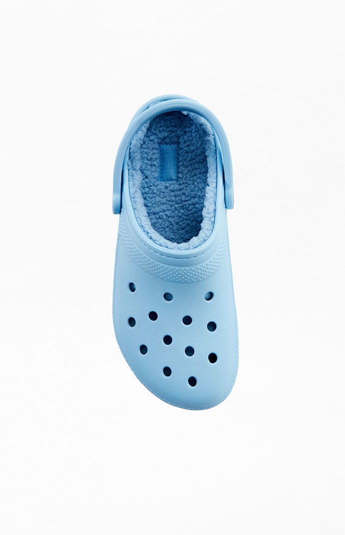 Crocs classic lined clog hot sale mineral blue