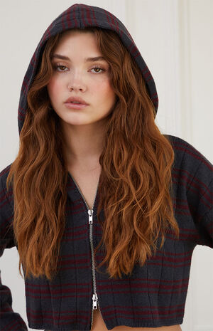 Eco Ribbed Sweater Hoodie image number 2