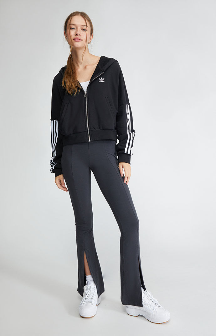 adidas Retro Split Flare Leggings PacSun