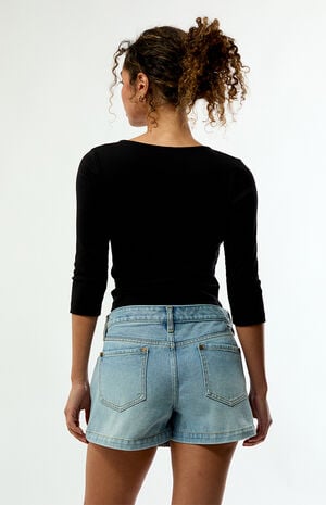 Micro Moment Jean Mini Skort image number 4
