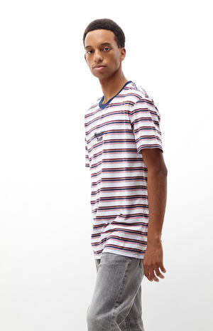 Misguided Youth Striped T-Shirt image number 3