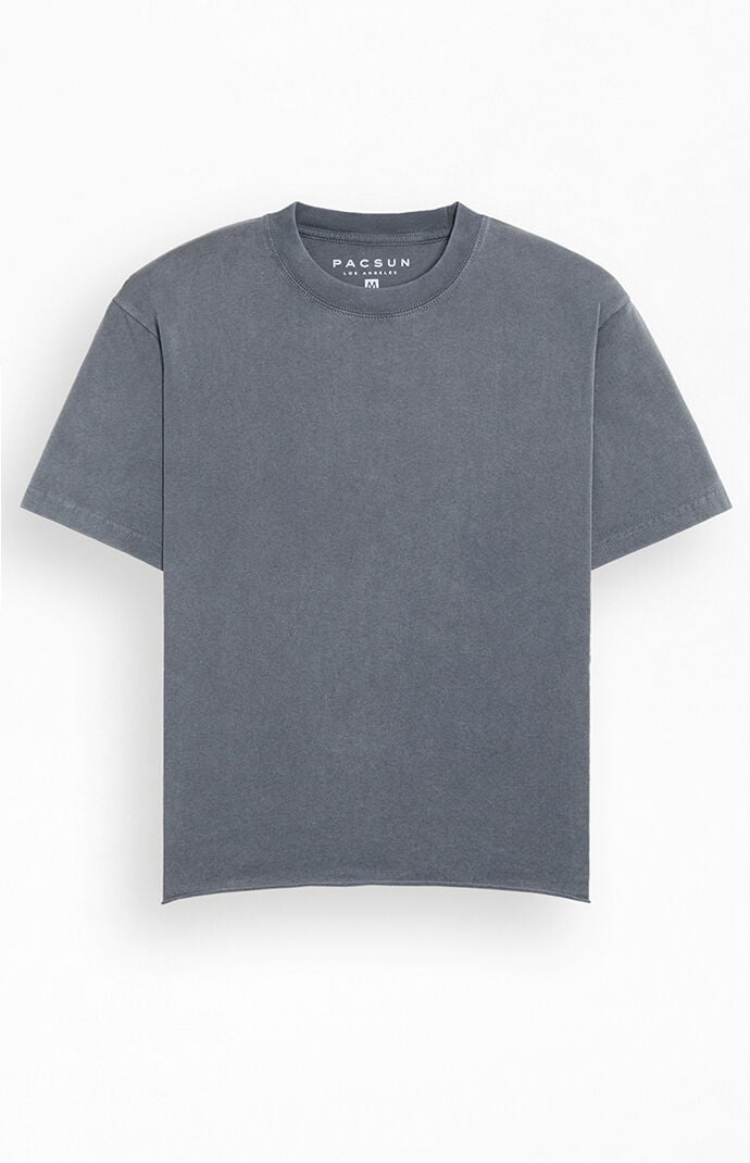 Pacsun Vintage Blue Premium Cropped T-Shirt