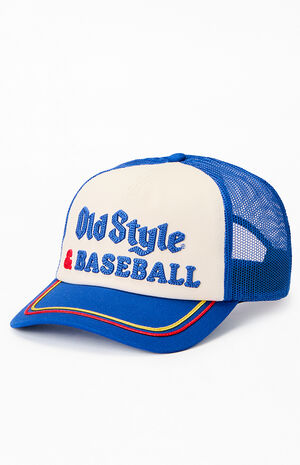 Old Style & Baseball Trucker Hat image number 4