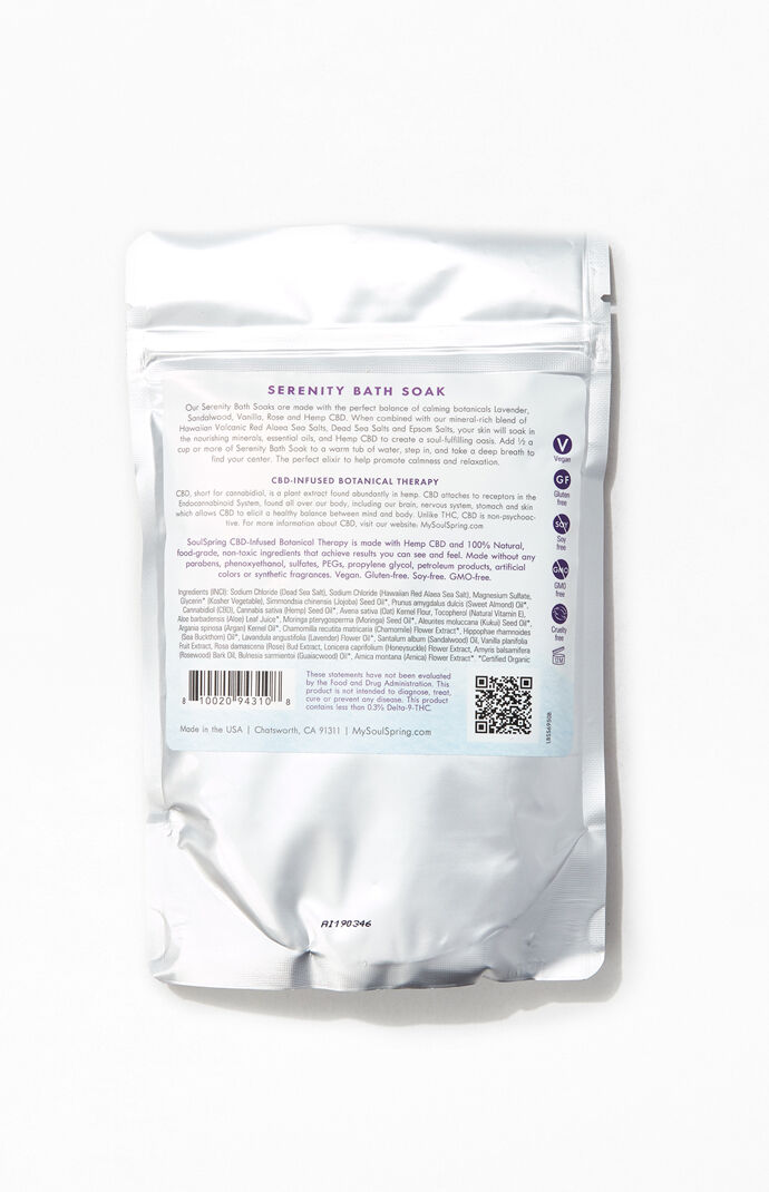 Soul Spring Serenity Cbd Bath Soak At Pacsun Com