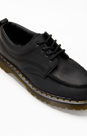 Black Lowell Crazy Horse Leather Loafers image number 6