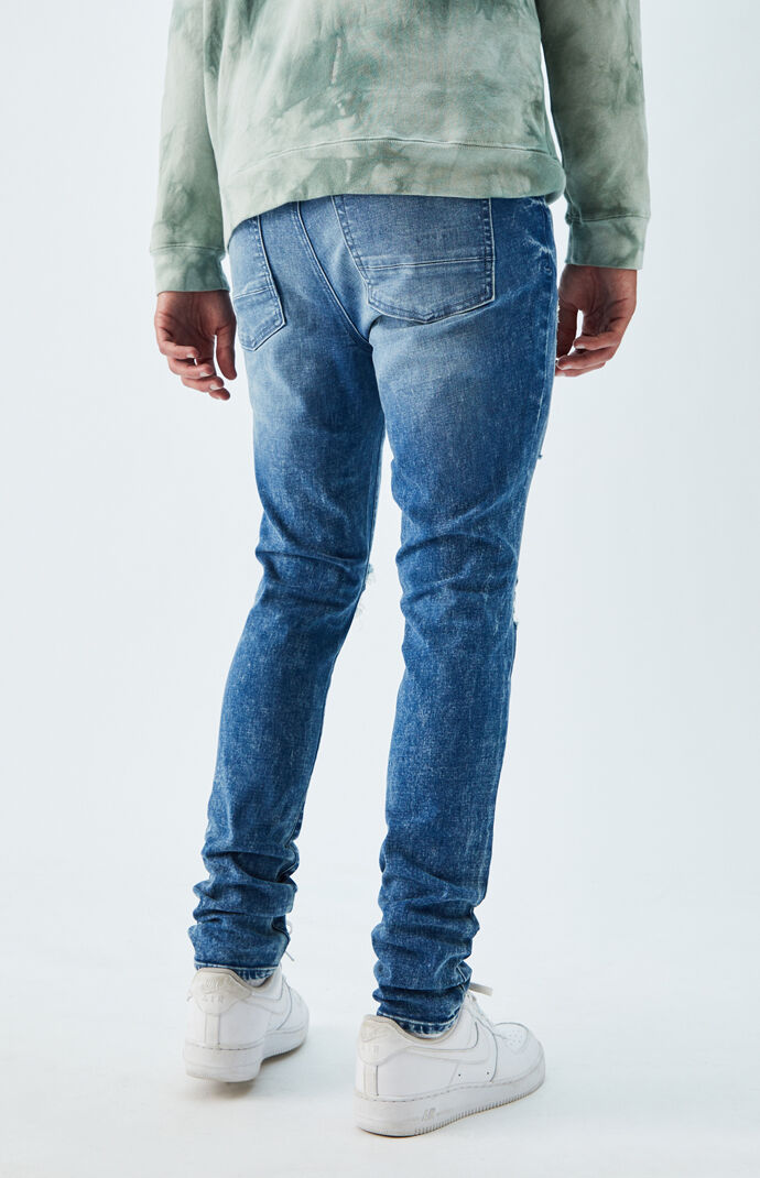 Medium Ripped Stacked Skinny Jeans