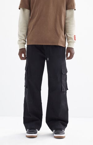 Stretchy Extreme Baggy Canvas Cargo Pants image number 2
