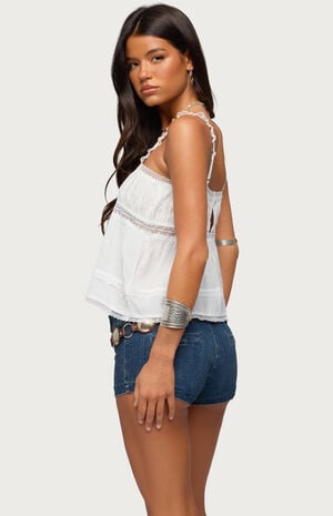Mable Lacey Tank Top image number 3