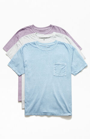3 Pack Vintage Wash Pocket T-Shirts 3 Pack Vintage Wash Pocket T-Shirts image number null