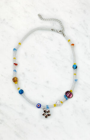 Beaded Charm Necklace image number 1