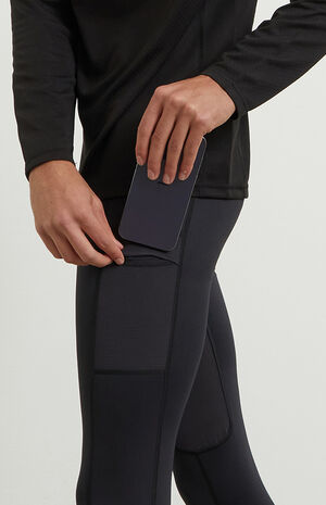 Active Black Compression Tights image number 3