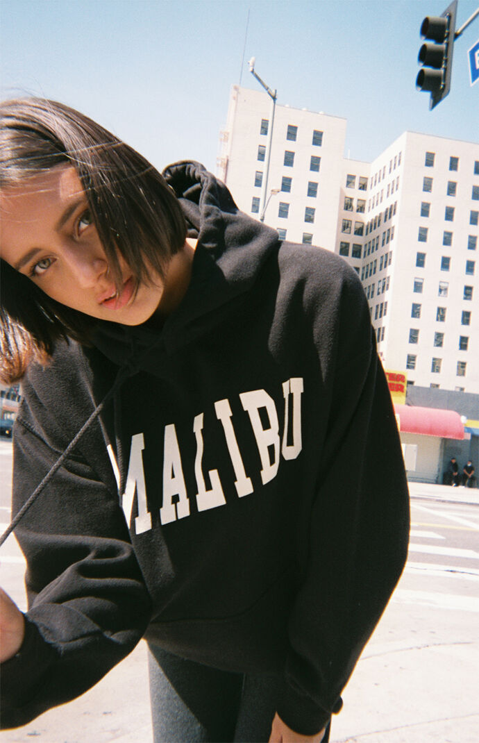 Malibu clearance hoodie black