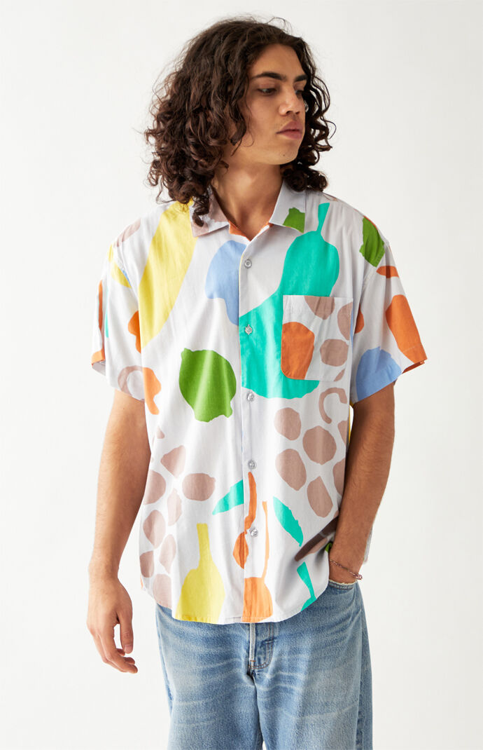 Fruit Stand Woven Camp Shirt