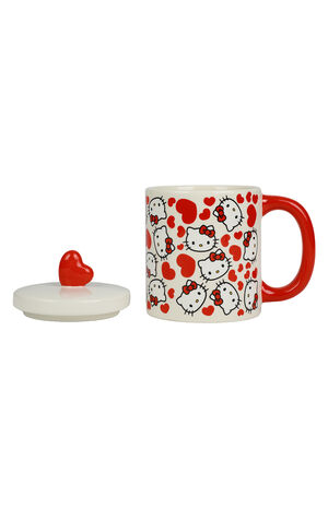 Hello Kitty Valentine's Day Ceramic Lidded Mug image number 3