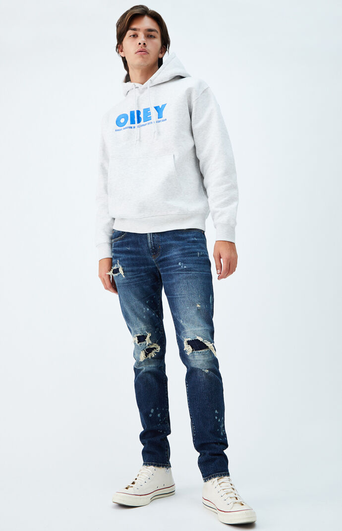 Dark Ripped Skinny Jeans