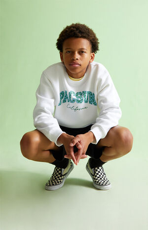 White Crew Neck Sweatshirt image number 2