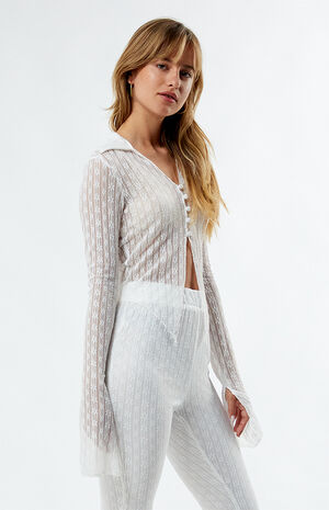 Lace Long Sleeve Top image number 3