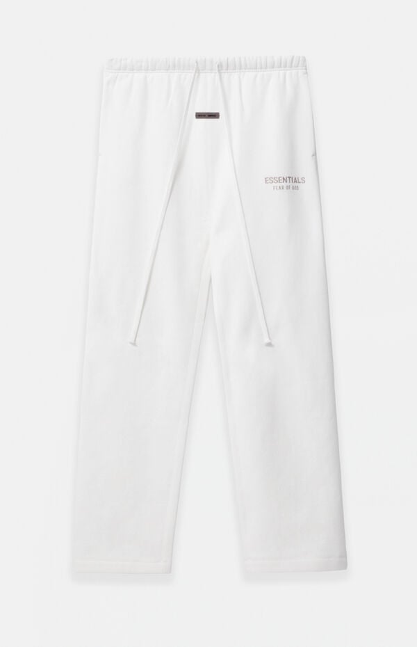 Fear of God ESSENTIALS Women's Cloud White Relaxed Sweatpants