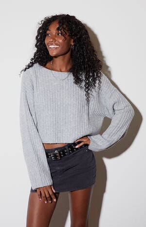 Julie Slouchy Cropped Sweater image number 1