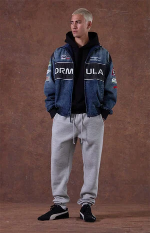 Gray Fleece Sweatpants image number 1