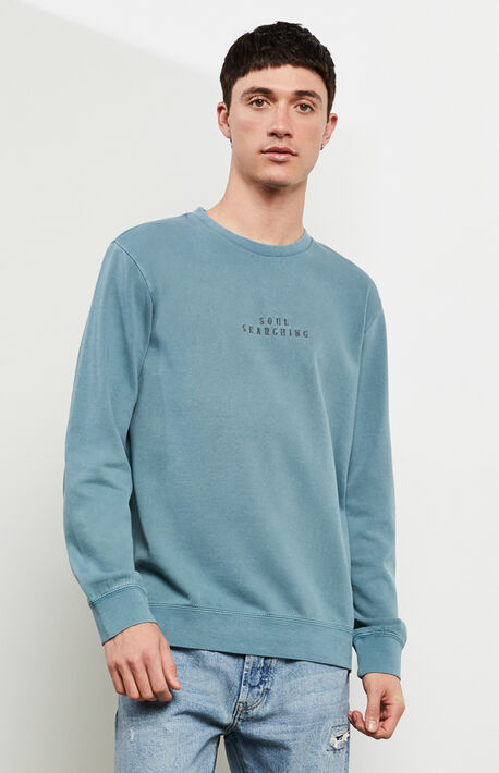 Noel Embroidery Crew Neck Sweatshirt