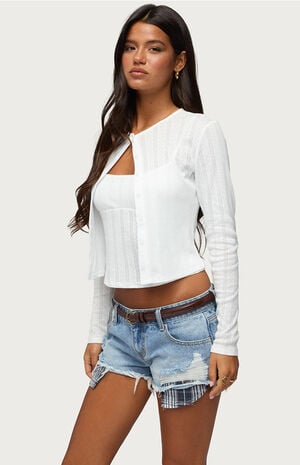 Adie Pointelle Cardigan image number 2
